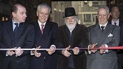 Los creadores del museo y los hijos de Chaplin, en la inauguración