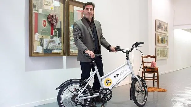 Miguel Ángel Sánchez, de ADN, una de las firmas impulsoras de Art Bike Tour