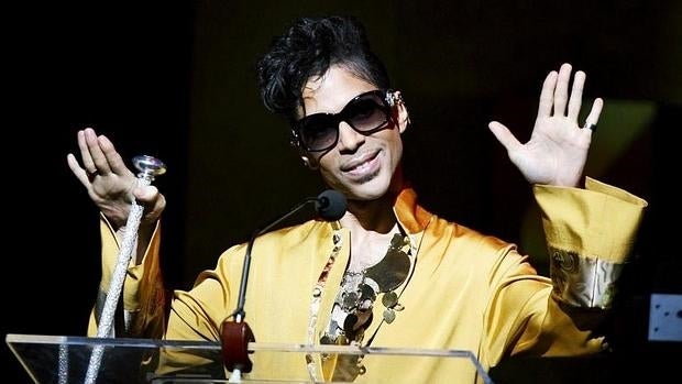 Prince, en una actuación en el teatro Apolo en 2009