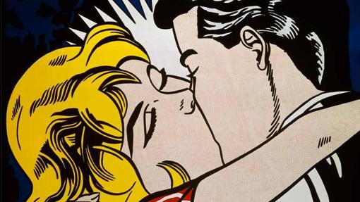 «El beso II», de Lichtenstein