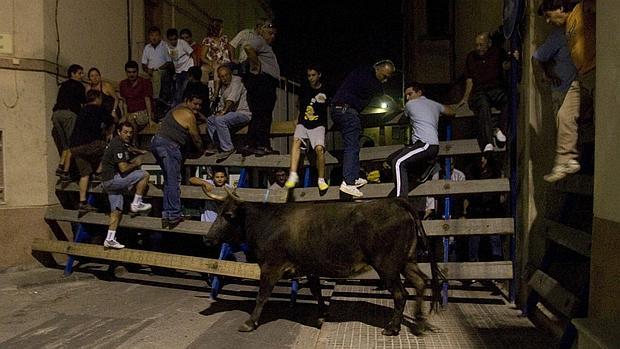 El municipio mallorquín de Fornalutx se manifiesta en defensa de sus «correbous»