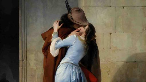 «El beso», de Francesco Hayez