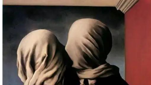 «Los amantes», de Magritte