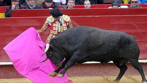 Ponce, a la verónica en la plaza de Valencia