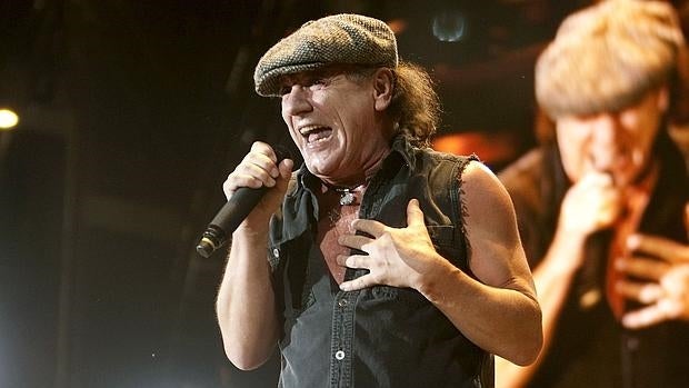 Brian Johnson en su último concierto con AC/DC en Sevilla