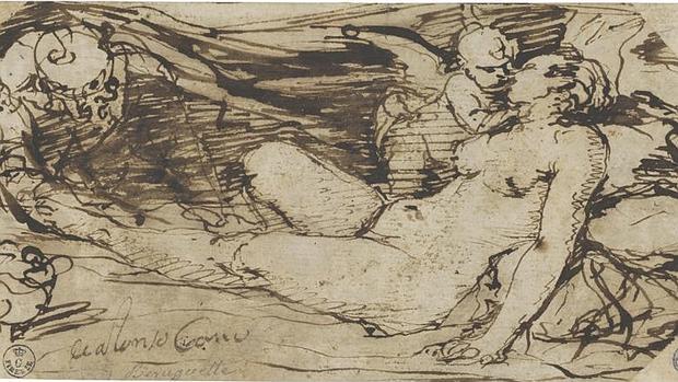«Venus, Cupido y un sátiro» (h. 655-60), de Alonso Cano