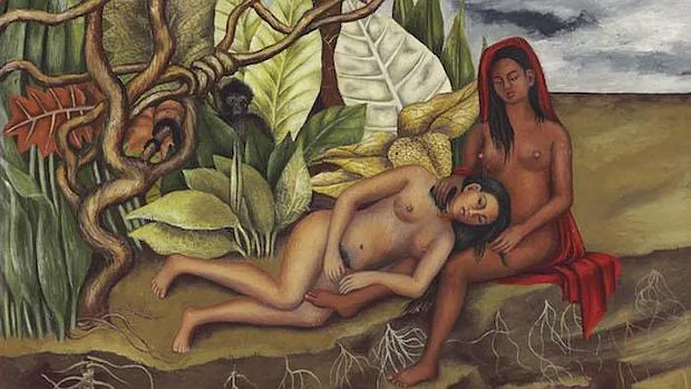 «Dos desnudos en el bosque (La tierra misma)», de Frida Kahlo
