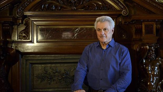 John Irving en la presentación en Madrid de su novela «Avenida de los misterios»