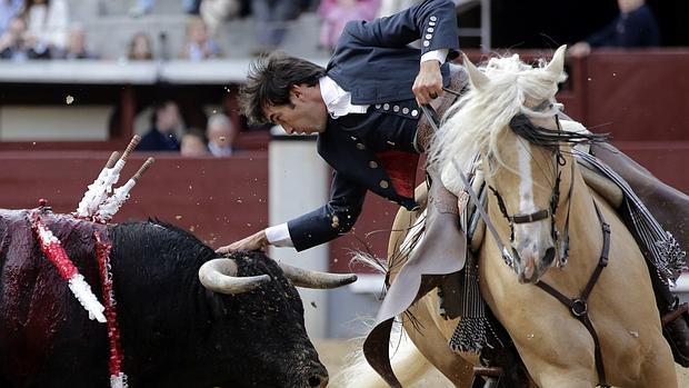 Sergio Galán, en un momento de su actuación