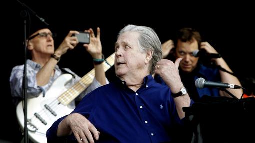 Brian Wilson, durante su concierto en el festival