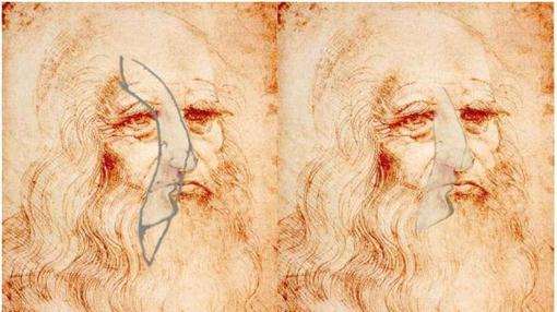 Aparece un perfil oculto de Leonardo en el Códice Atlántico, relacionado con la Mona Lisa