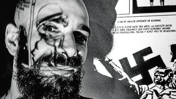 Autorretrato de Fidel Martínez, autor de «Fuga de la muerte»
