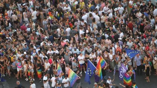 Una imagen del Orgullo 2019 en Madrid