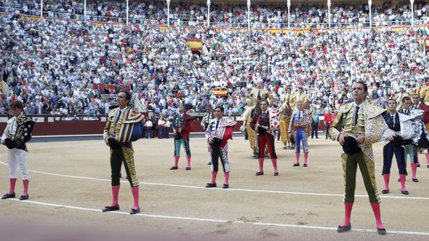 Minuto de silencio el pasado San Isidro por la muerte de El Pana