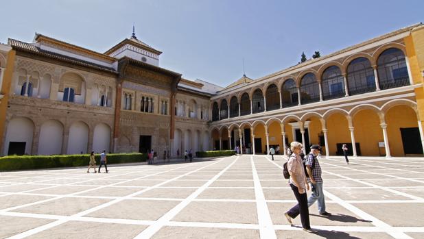 El Patio de la Montería en el Alcázar, que acogerá «Carmen»