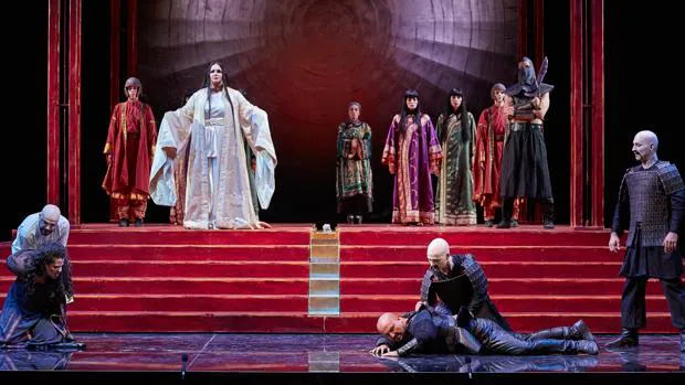 Un momento de la ópera «Turandot»