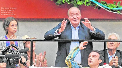 Ponce brinda a Don Juan Carlos