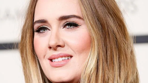La cantante Adele, en la entrega de los Grammy el pasado mes de febrero