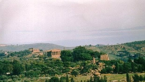 El Valle de los Templos, donde supuestamente se encuentra el teatro greco-romano