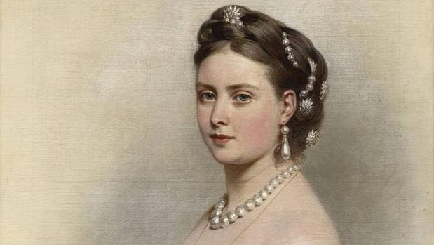 La princesa Victoria en 1867 (retrato realizadopor Franz Xaver Winterhalter)