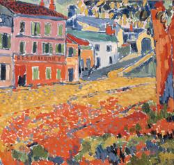 «Restaurant de la Machine à Bougival» (ca. 1905), de Maurice de Vlaminck