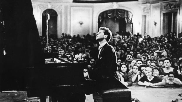 Van Cliburn, en Moscú