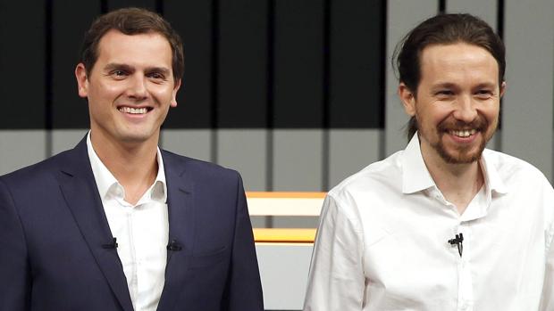 Albert Rivera y Pablo Iglesias