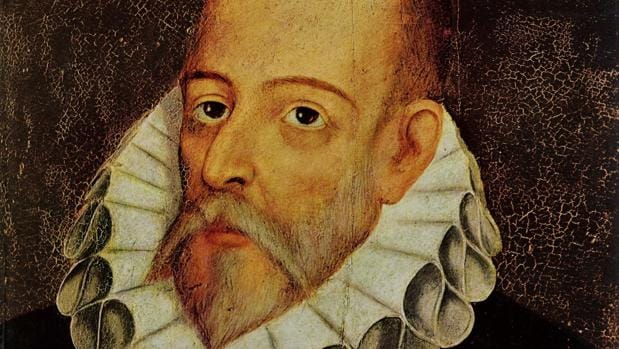 Retrato de Miguel de Cervantes, autor del Quijote