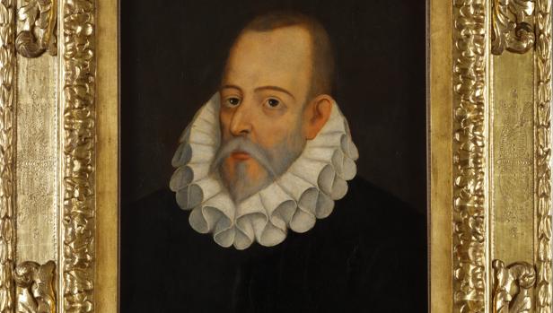 Retrato de Cervantes conservado en la Real Academia Española