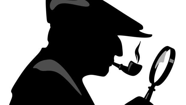 Silueta de Sherlock Holmes, uno de los personajes que ha vuelto a la vida