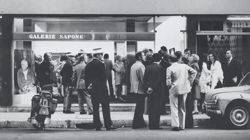 La galería Sapone abrió sus puertas en Niza en 1972
