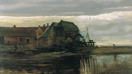 «Molino de agua en Gennep», de Van Gogh