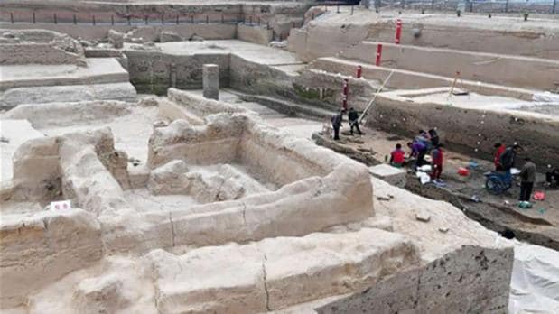 Los trabajos de excavación en el yacimiento de Xinzheng