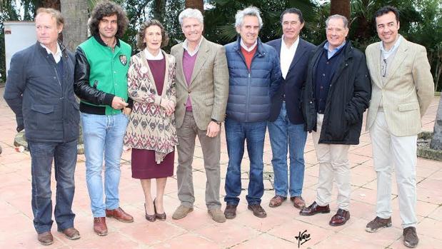 Pepe Luis Vázquez, Morante de la Puebla, María Luisa Guardiola, Fermín Díaz, José Antonio Campuzano, Paco Ojeda y José León