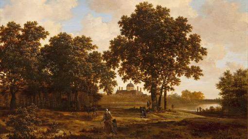 «El Bosque de La Haya con vistas del Palacio de Huis ten Bosch», de Joris van der Haagen