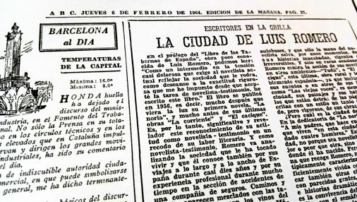 Artículo de Tomás Alcoverro en ABC, el 6 de febrero de 1964