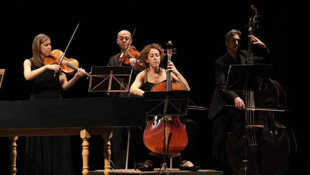 La Orquesta Barroca de Sevilla durante un concierto