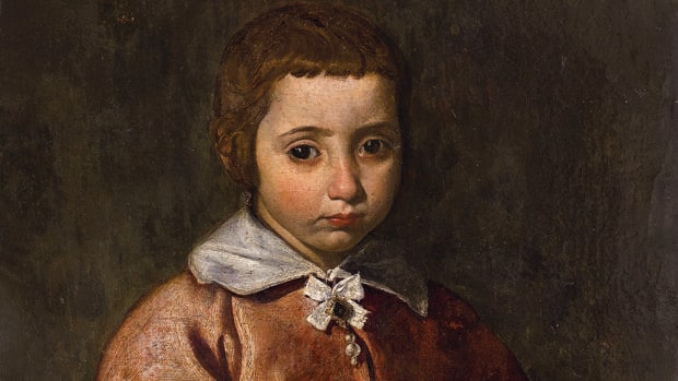 Fragmento de «Retrato de niña», atribuido a Velázquez