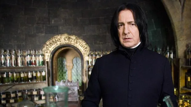 Alan Rickman interpretaba a Severus Snape en las películas de Harry Potter