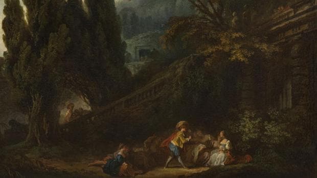 «Le jeu de la palette» (1761), de Jean-Honoré Fragonard