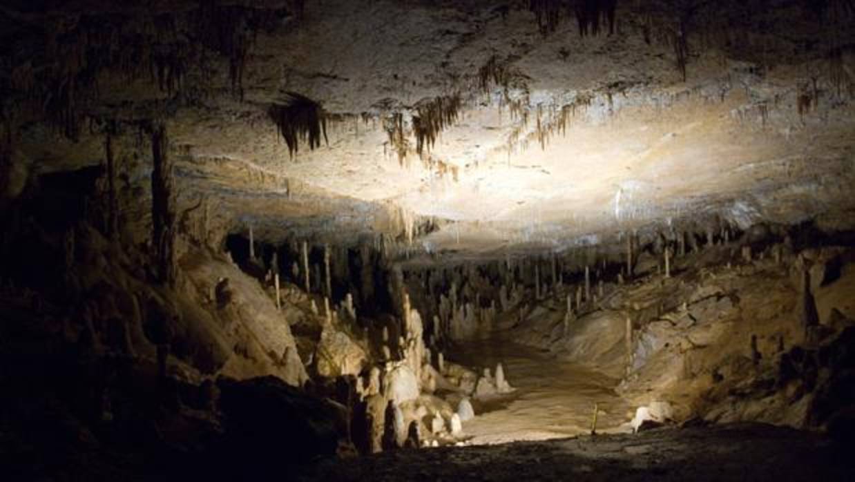 Interior de la Cueva de las Estalactitas