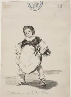 «El Maricón de la tía Gila», dibujo de Goya