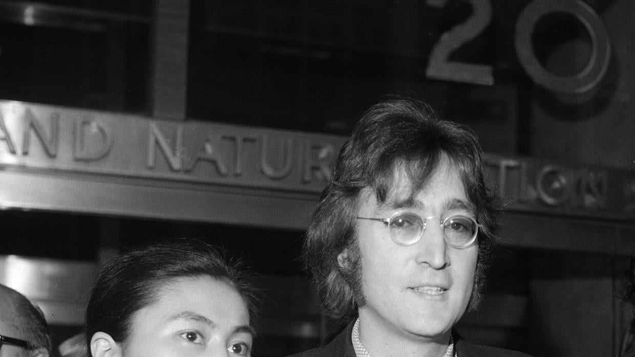 Yoko Ono y John Lennon