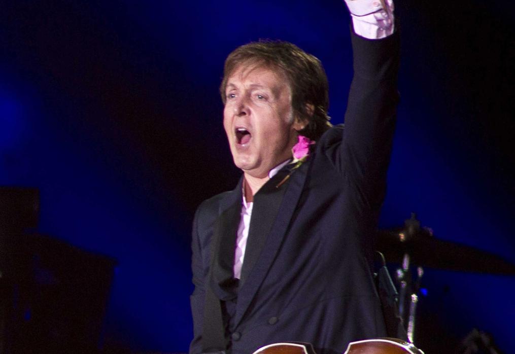 Paul McCartney, en el festival Pinkpop de Landgraaf (Holanda), en 2016