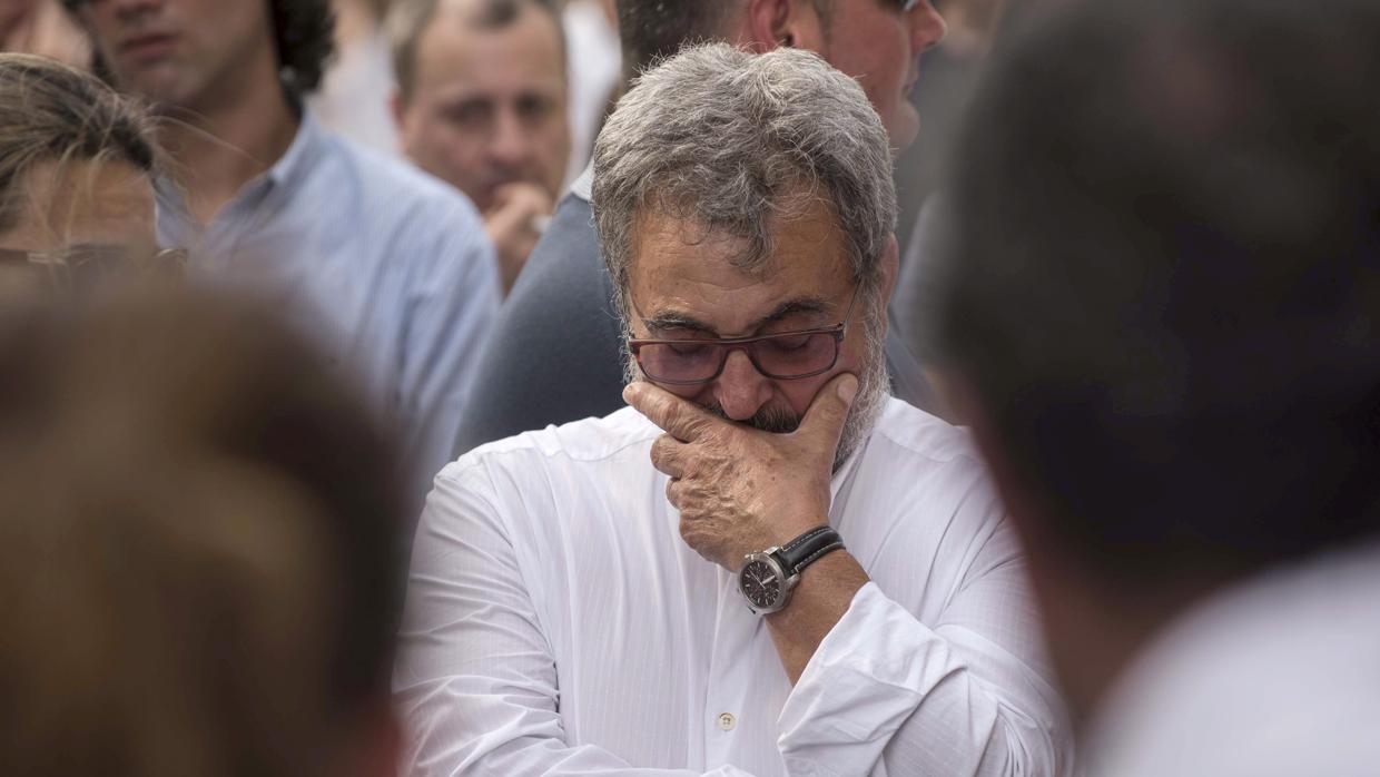 Padre de Iván Fandiño en la misa del funeral