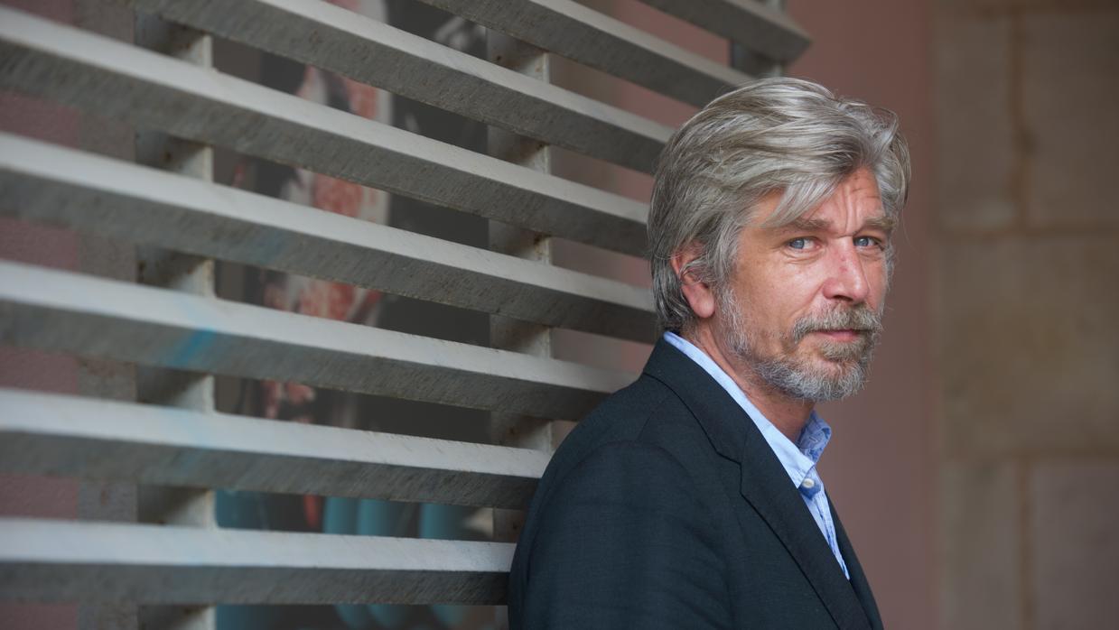 El escritor noruego Karl Ove Knausgård, fotografiado ayer en Barcelona