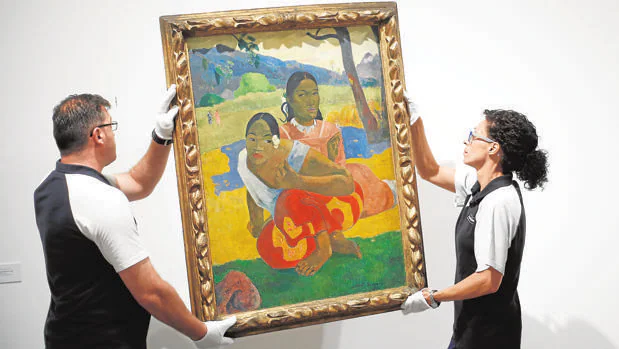 El cuadro de Gauguin, en julio de 2015, cuando se expuso en el Reina Sofía