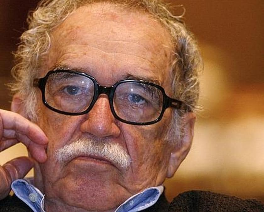 El periodista y escritor colombiano Gabriel García Márquez