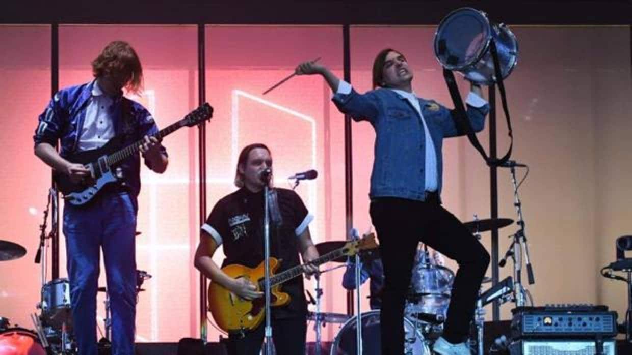 La banda canadiense Arcade Fire, en una imagen del pasado 15 de julio