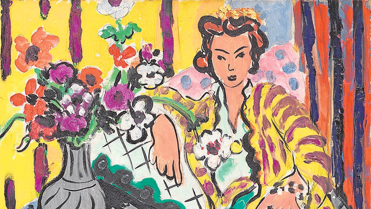 «Odalisca amarilla», de Matisse